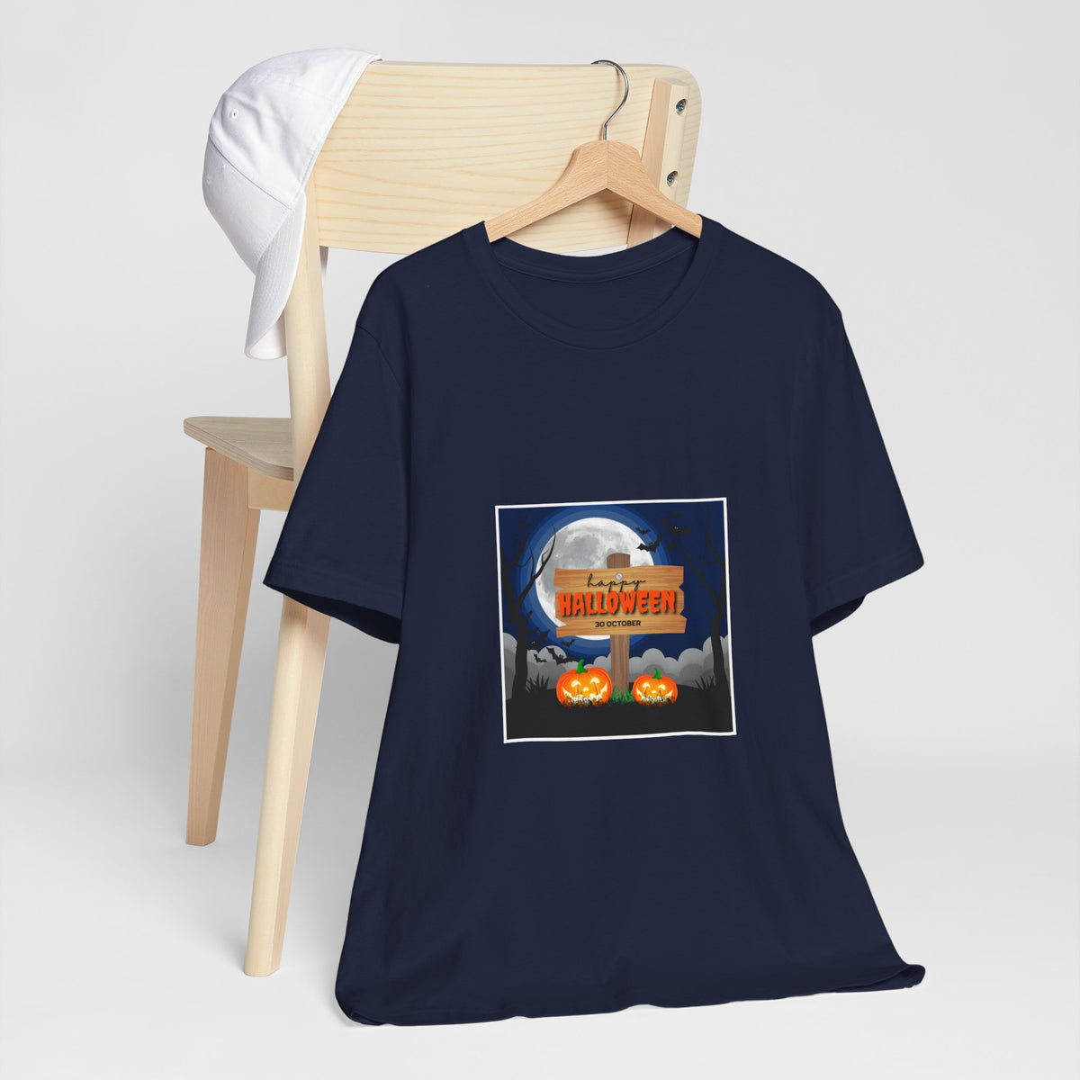 Halloween Pumpkin Sign T-Shirt — Happy Halloween Graphic Tee