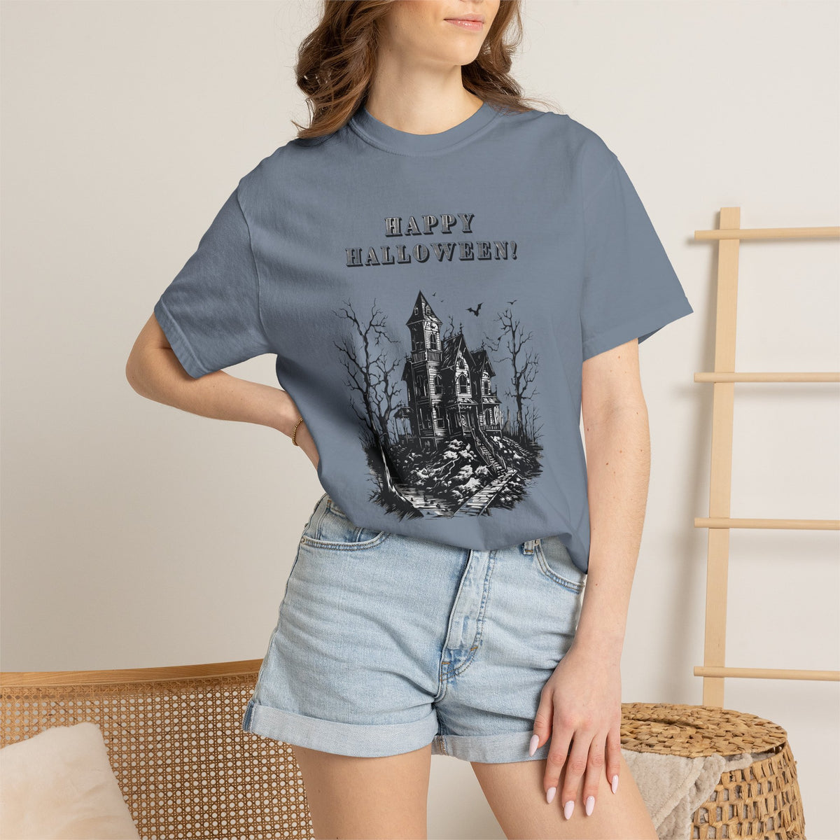 Happy Halloween Haunted House T-Shirt