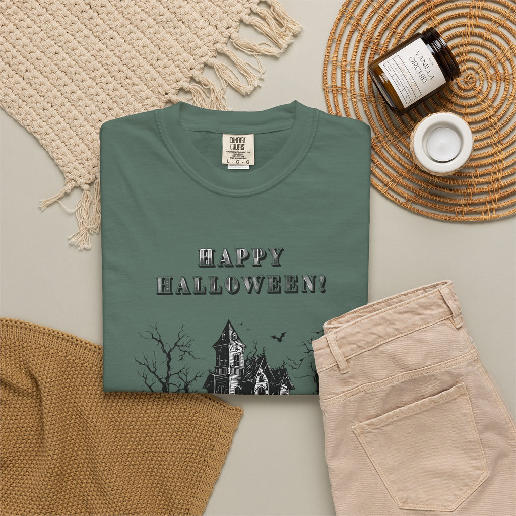 Happy Halloween Haunted House T-Shirt