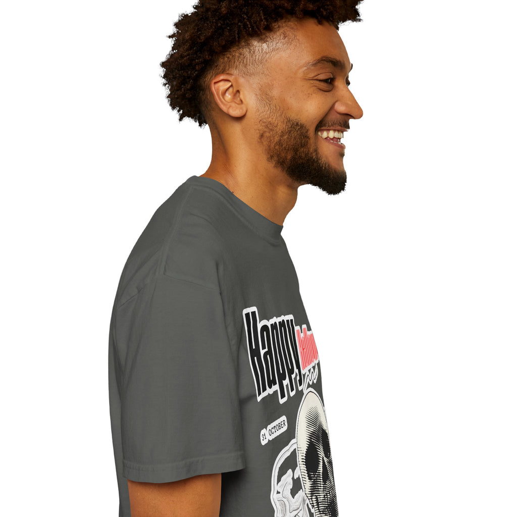 Happy Halloween Skull T-Shirt — Graphic Halloween Tee