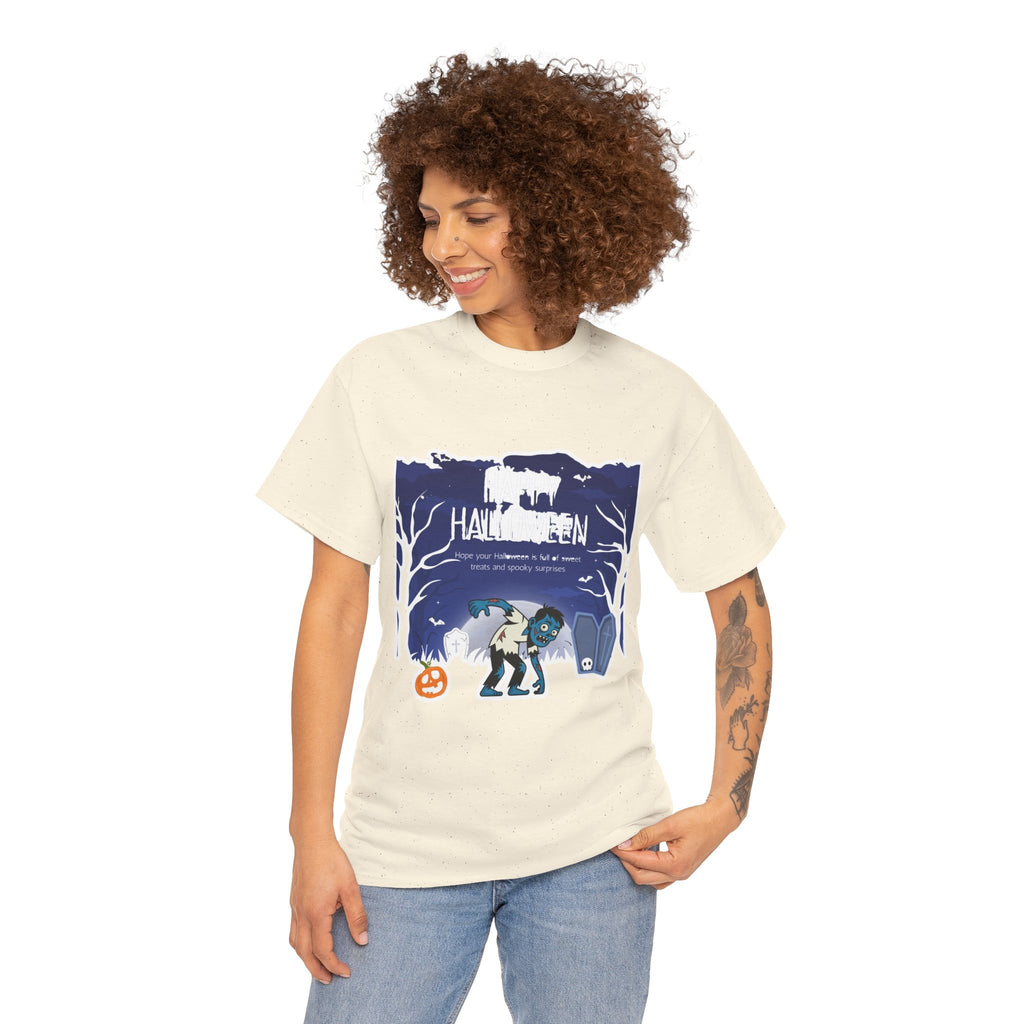 Happy Halloween Cute Witch T-Shirt — Halloween Graphic Tee for Kids & Adults