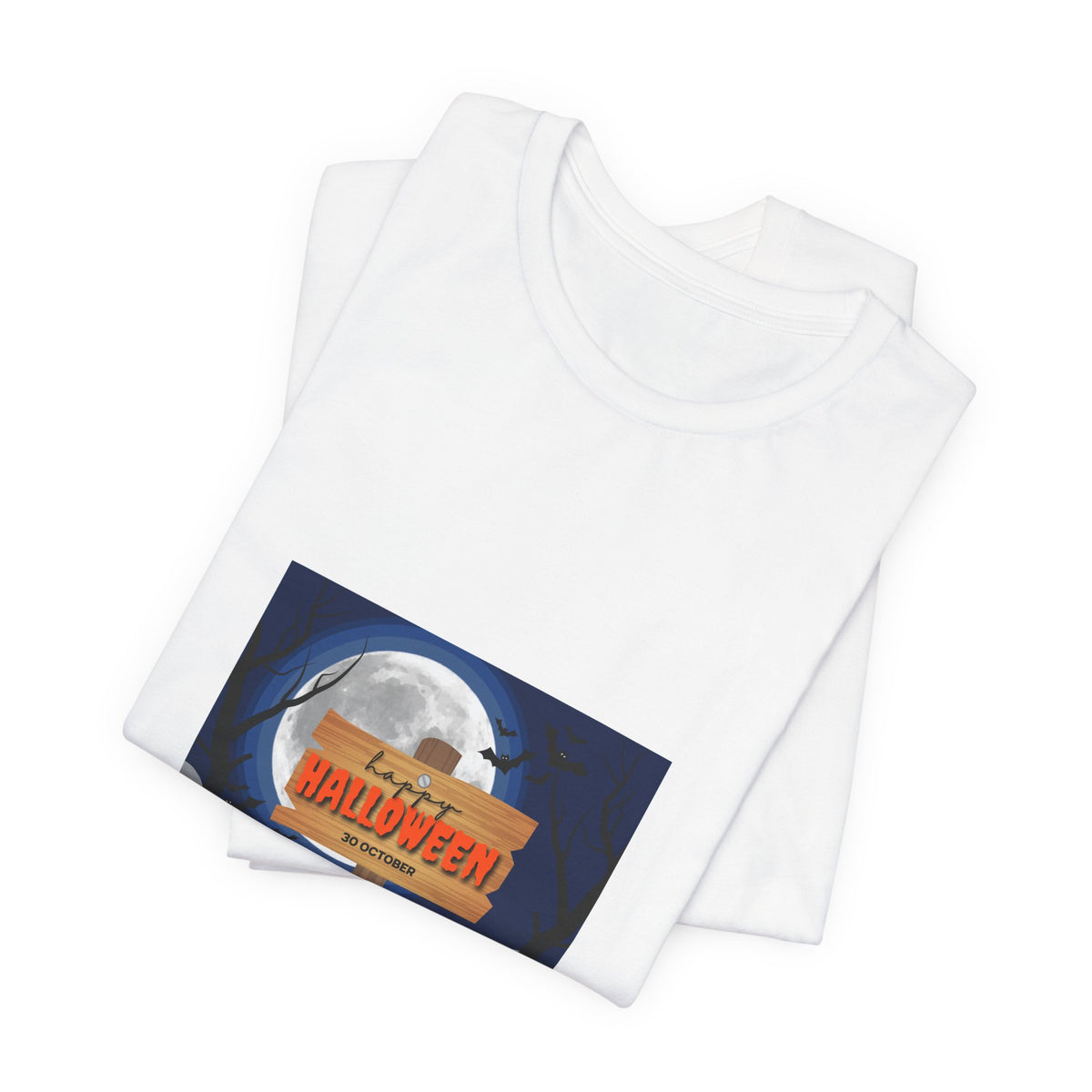 Halloween Pumpkin Sign T-Shirt — Happy Halloween Graphic Tee
