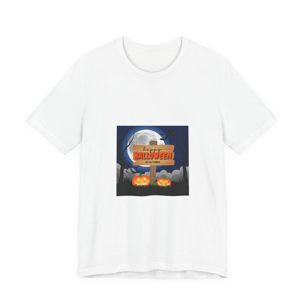 Halloween Pumpkin Sign T-Shirt — Happy Halloween Graphic Tee