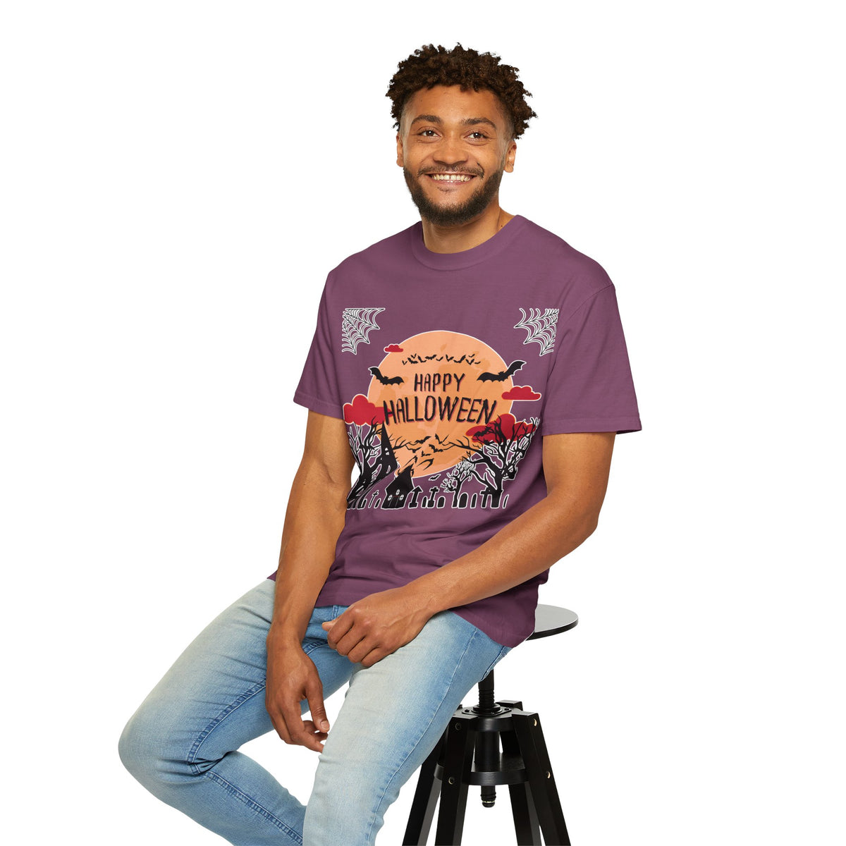 Happy Halloween Haunted Village T-Shirt