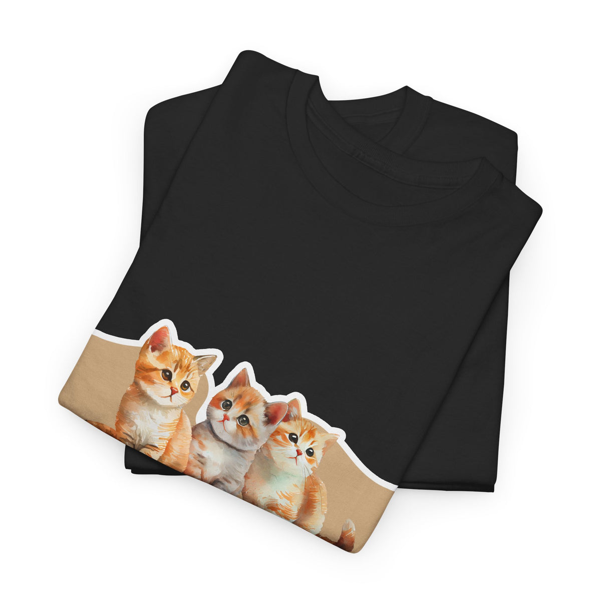 Cute Kittens "Cuties" T-Shirt - Adorable Cat Graphic Tee for Cat Lovers