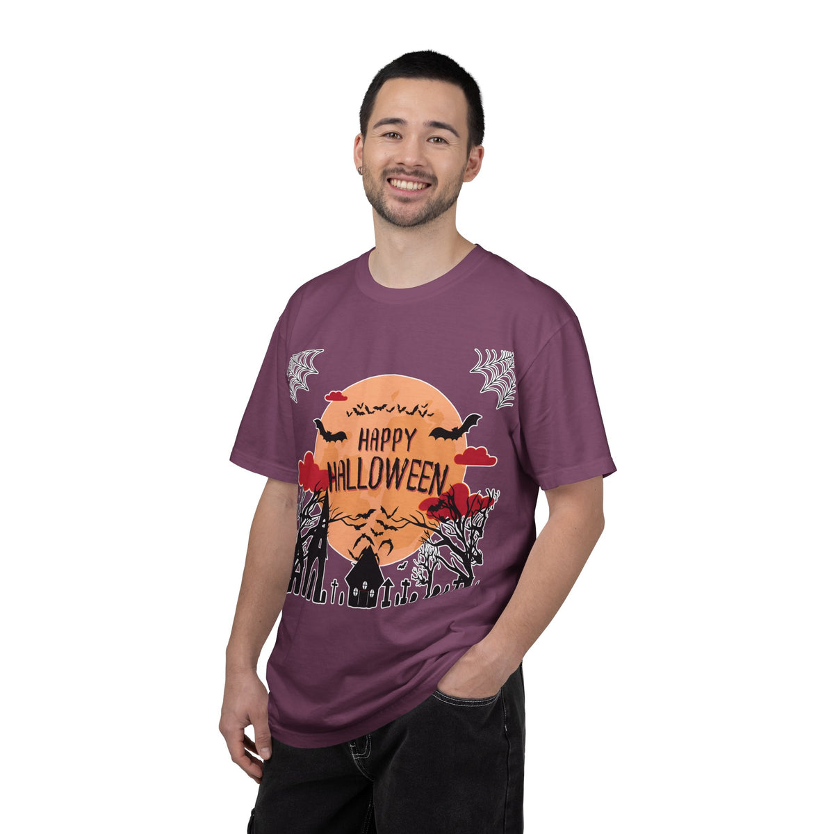 Happy Halloween Haunted Village T-Shirt