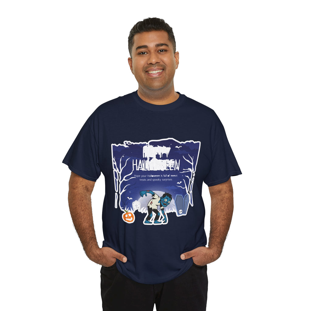 Happy Halloween Cute Witch T-Shirt — Halloween Graphic Tee for Kids & Adults
