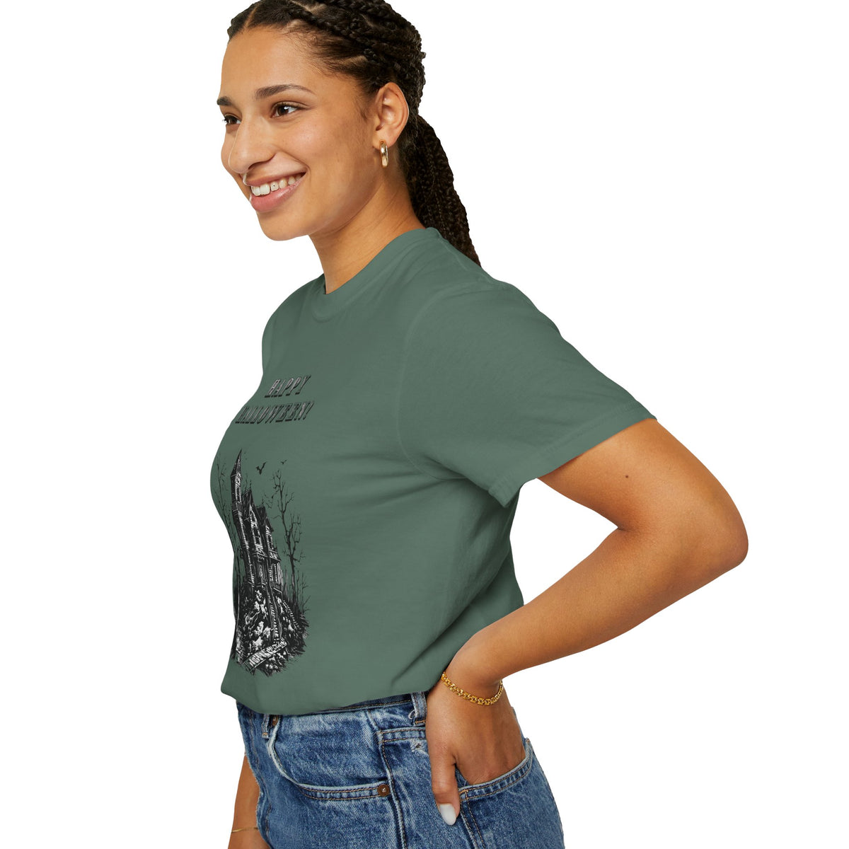 Happy Halloween Haunted House T-Shirt
