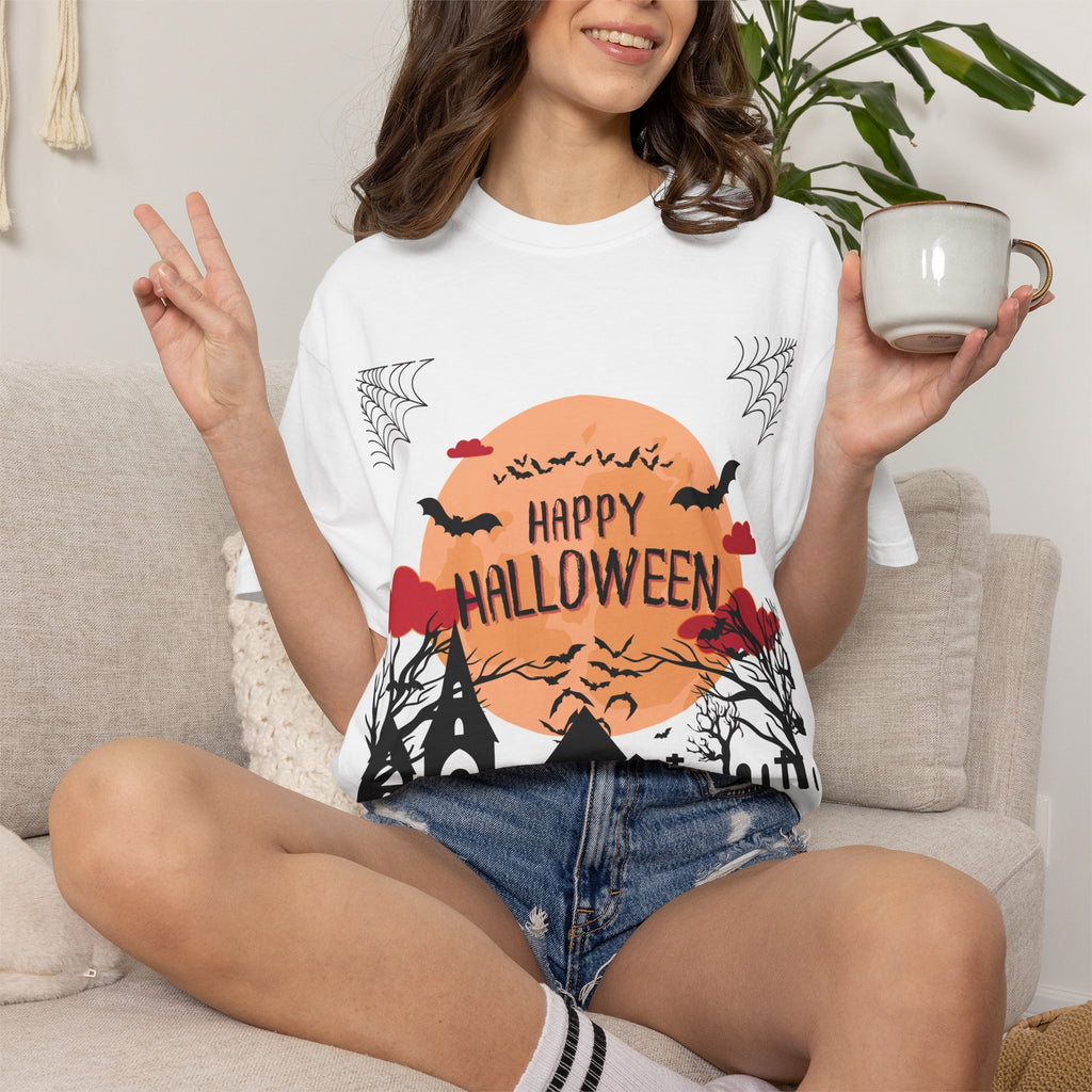 Happy Halloween Haunted Village T-Shirt