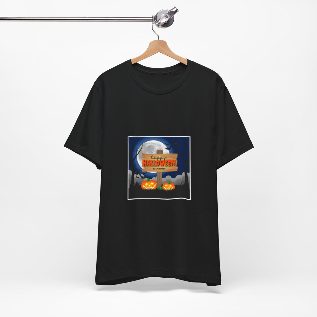 Halloween Pumpkin Sign T-Shirt — Happy Halloween Graphic Tee