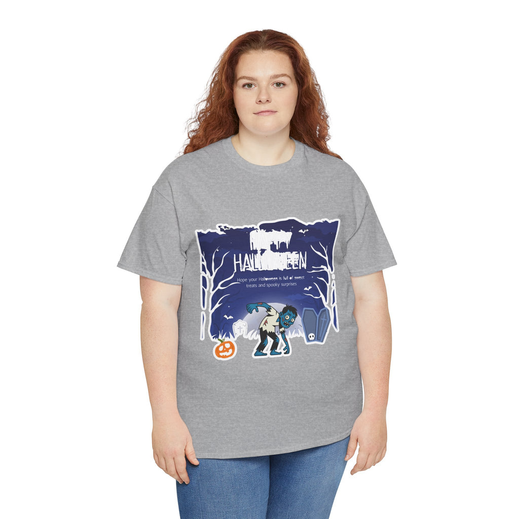 Happy Halloween Cute Witch T-Shirt — Halloween Graphic Tee for Kids & Adults