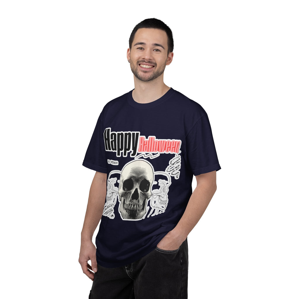 Happy Halloween Skull T-Shirt — Graphic Halloween Tee