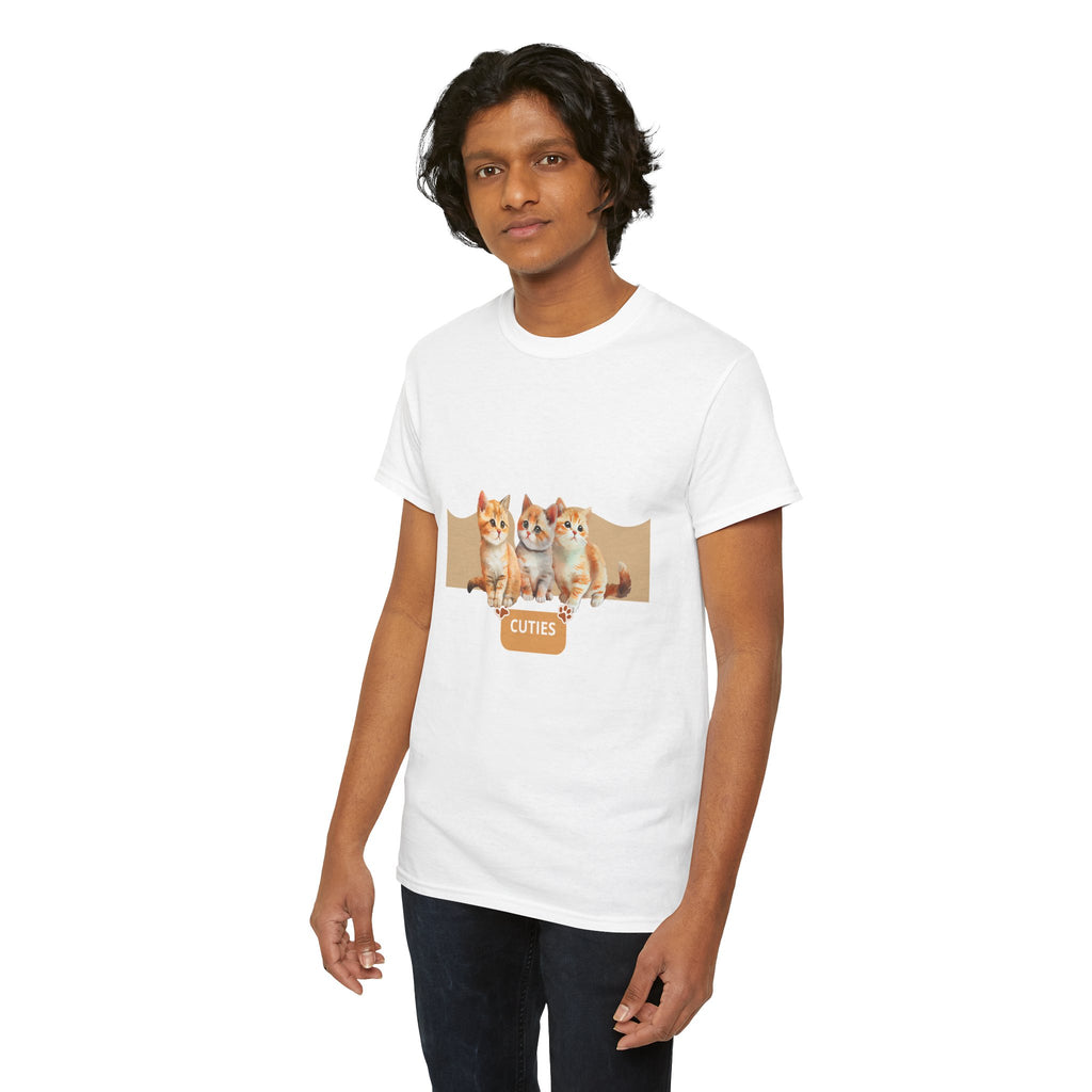 Cute Kittens "Cuties" T-Shirt - Adorable Cat Graphic Tee for Cat Lovers