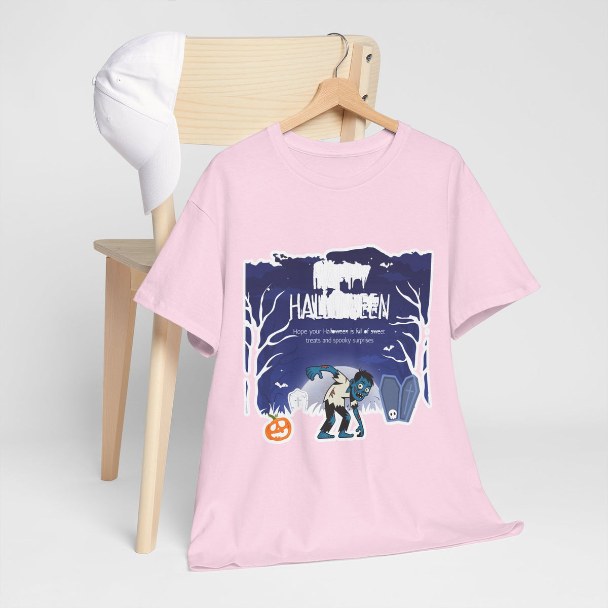 Happy Halloween Cute Witch T-Shirt — Halloween Graphic Tee for Kids & Adults