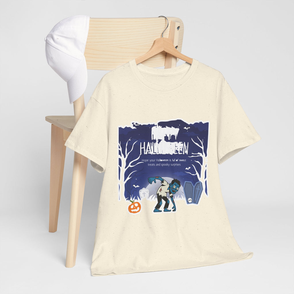 Happy Halloween Cute Witch T-Shirt — Halloween Graphic Tee for Kids & Adults