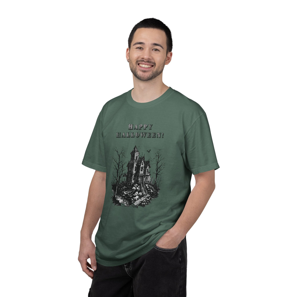 Happy Halloween Haunted House T-Shirt