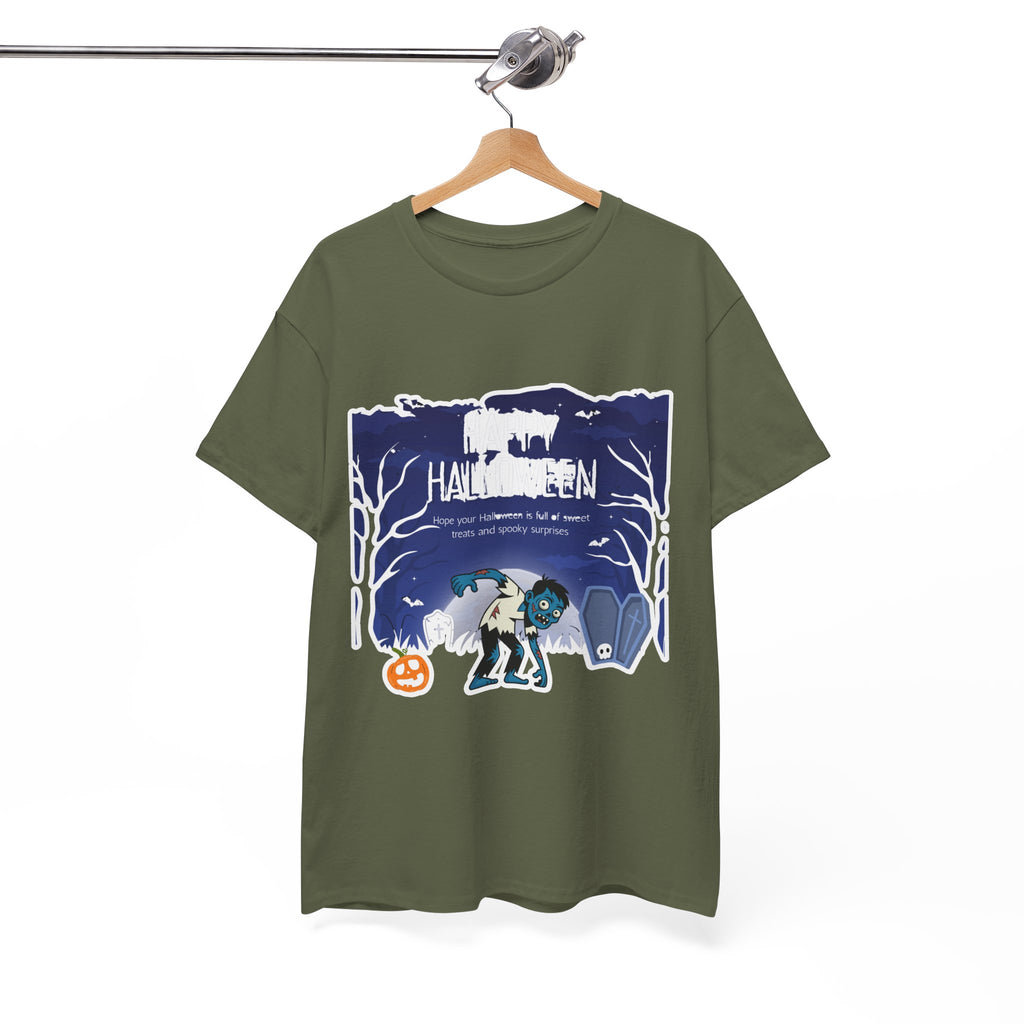 Happy Halloween Cute Witch T-Shirt — Halloween Graphic Tee for Kids & Adults