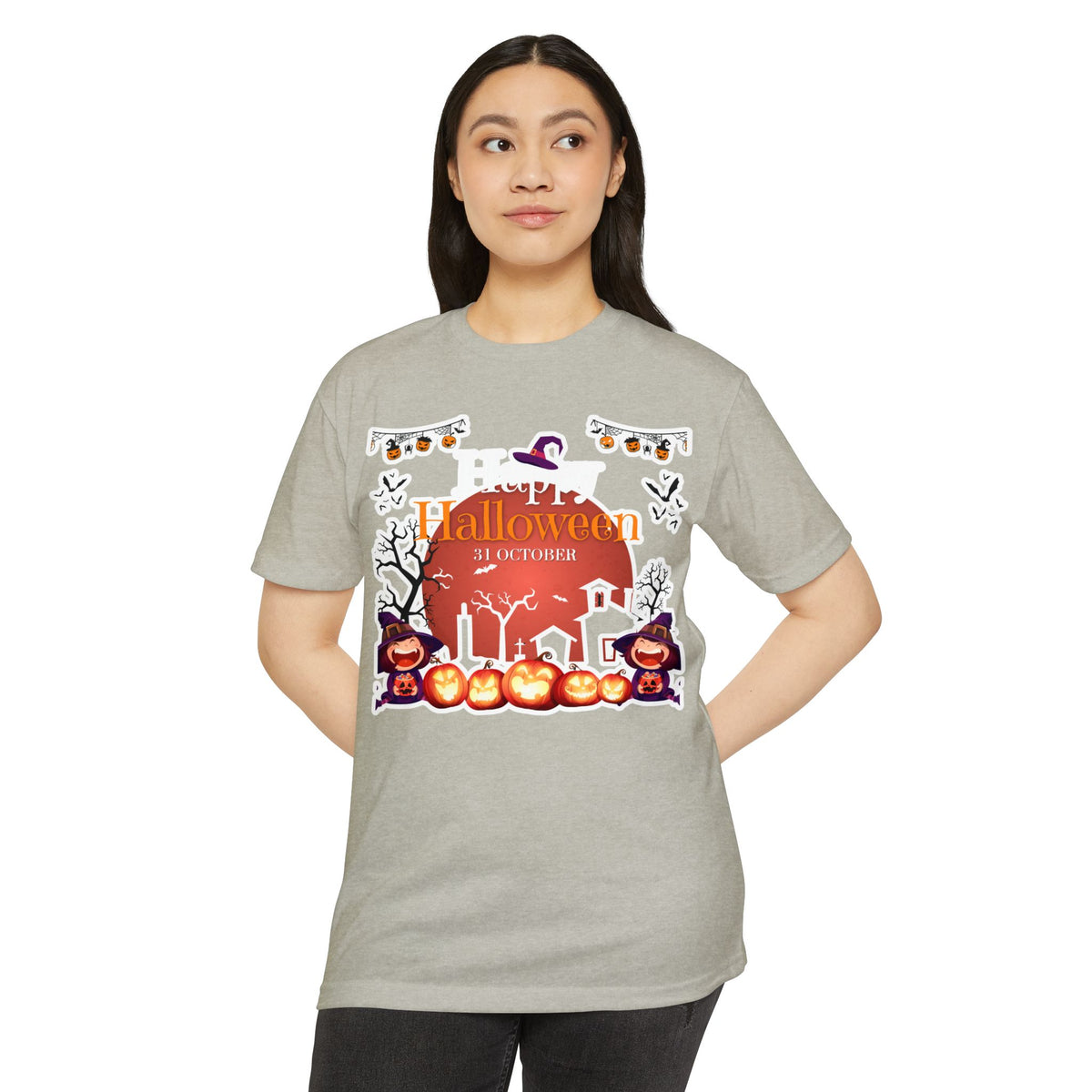 Halloween Pumpkin Haunted House T-Shirt