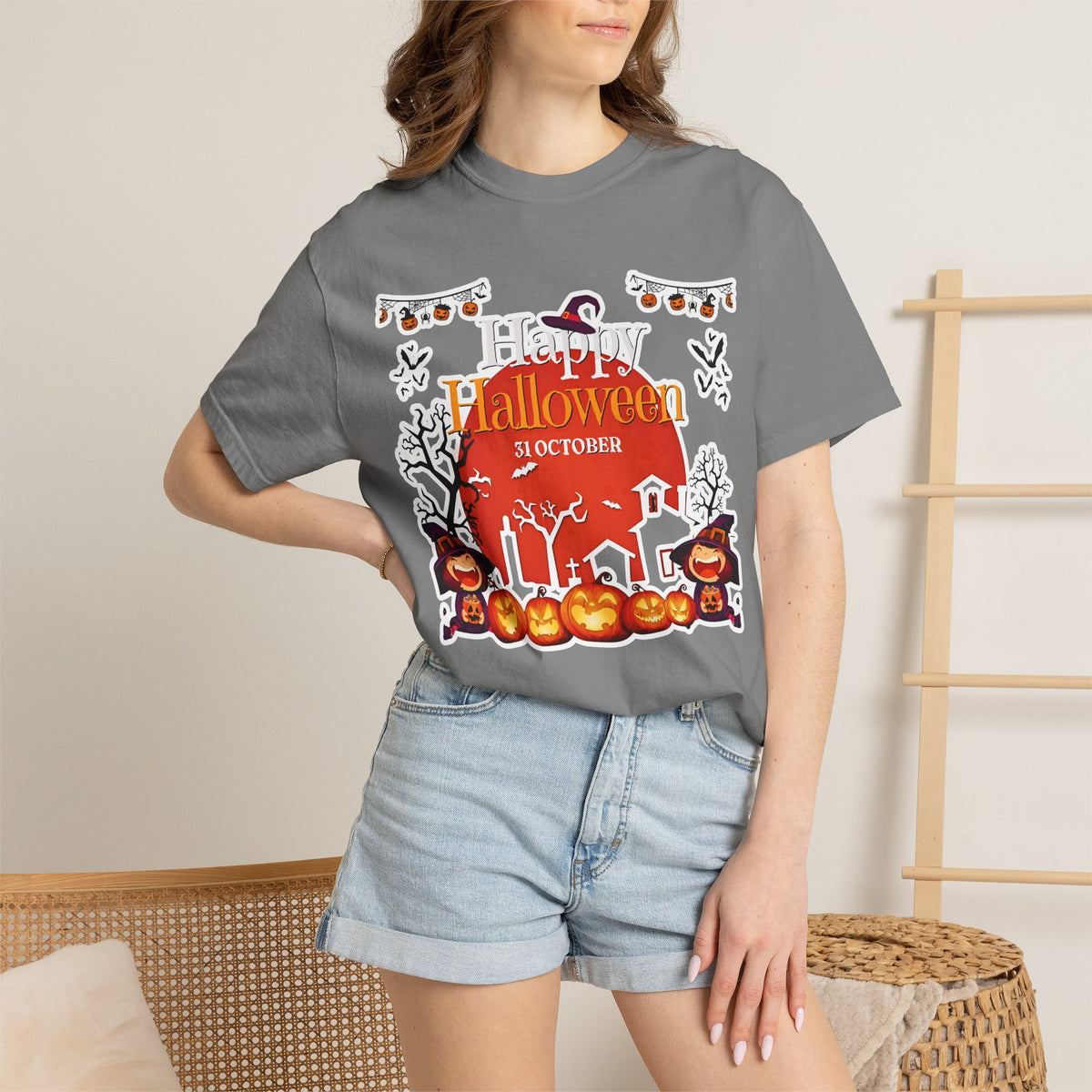 Happy Halloween Haunted House T-Shirt