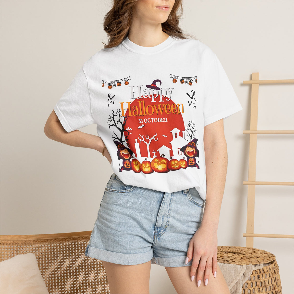 Happy Halloween Haunted House T-Shirt