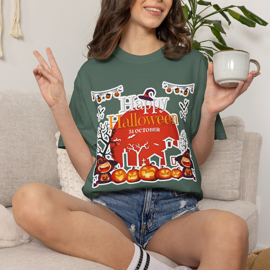 Happy Halloween Haunted House T-Shirt