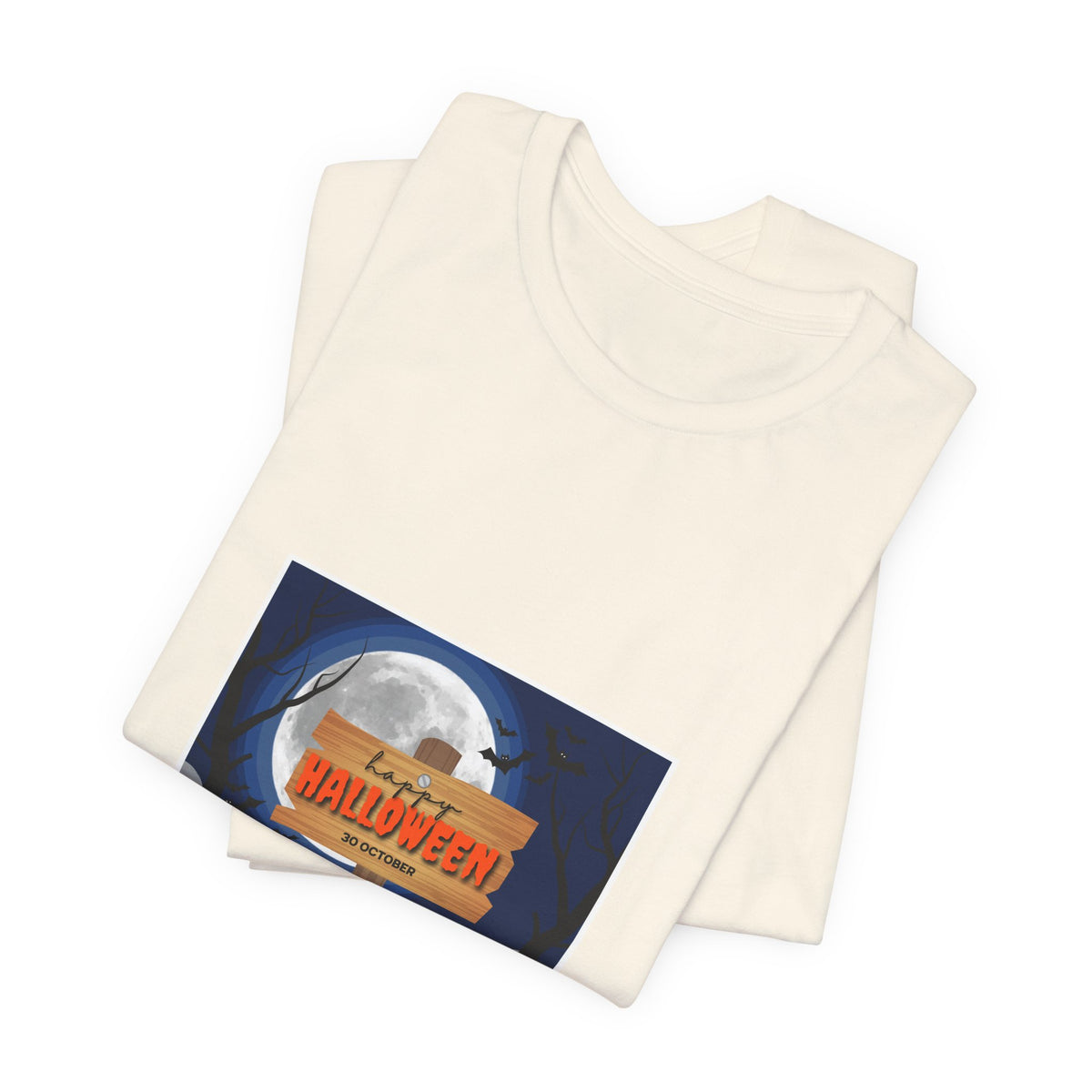 Halloween Pumpkin Sign T-Shirt — Happy Halloween Graphic Tee