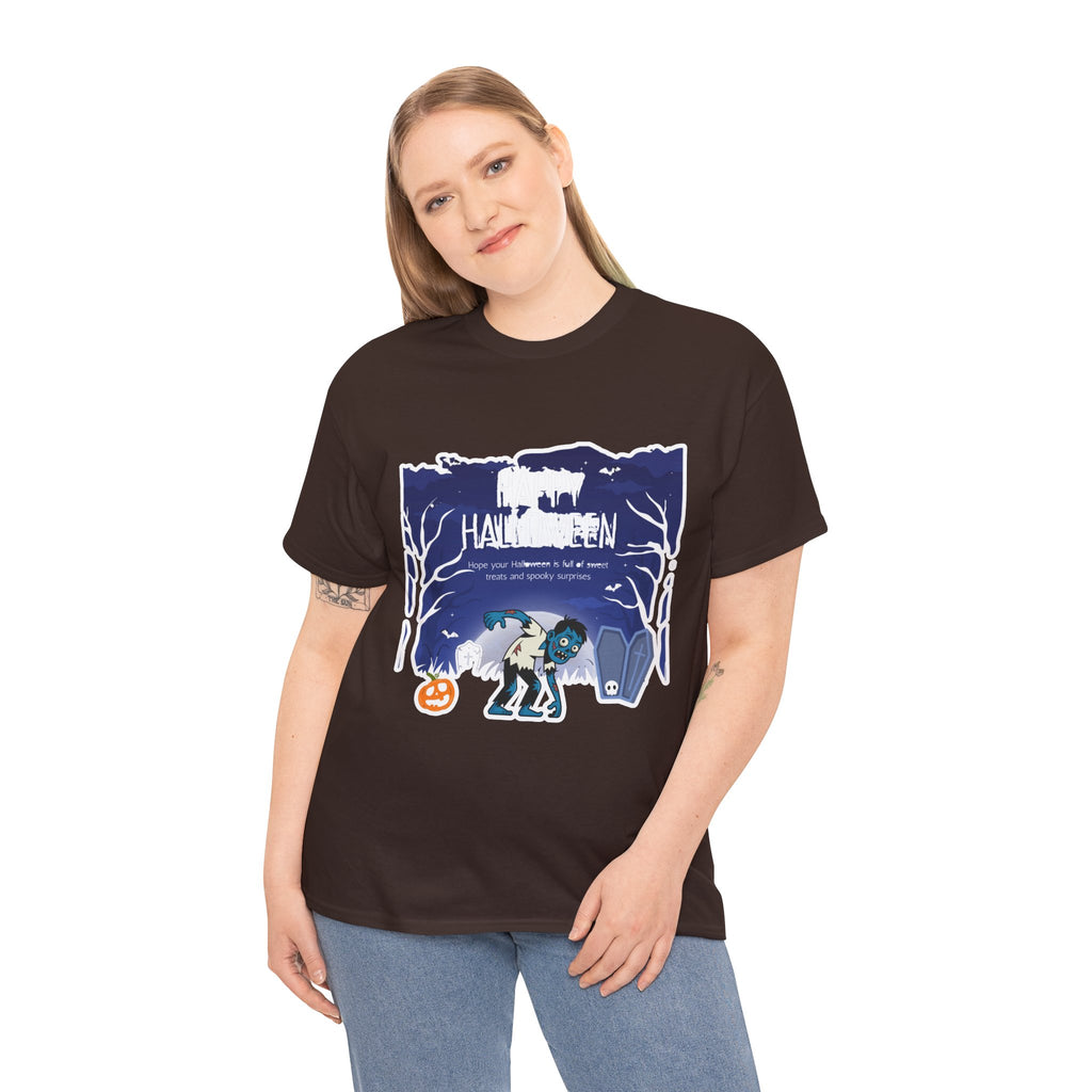 Happy Halloween Cute Witch T-Shirt — Halloween Graphic Tee for Kids & Adults