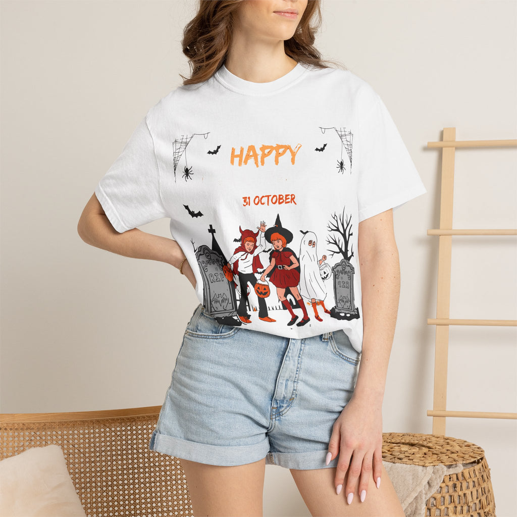Halloween Kids Costume Tee — "Happy 31 October" Trick-or-Treat Shirt