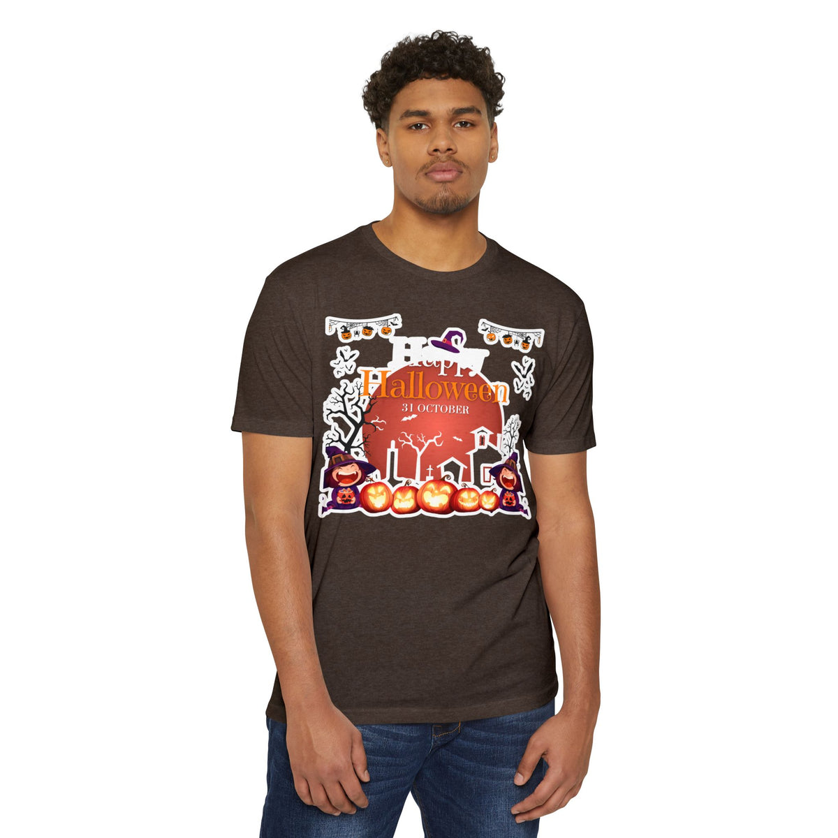 Halloween Pumpkin Haunted House T-Shirt
