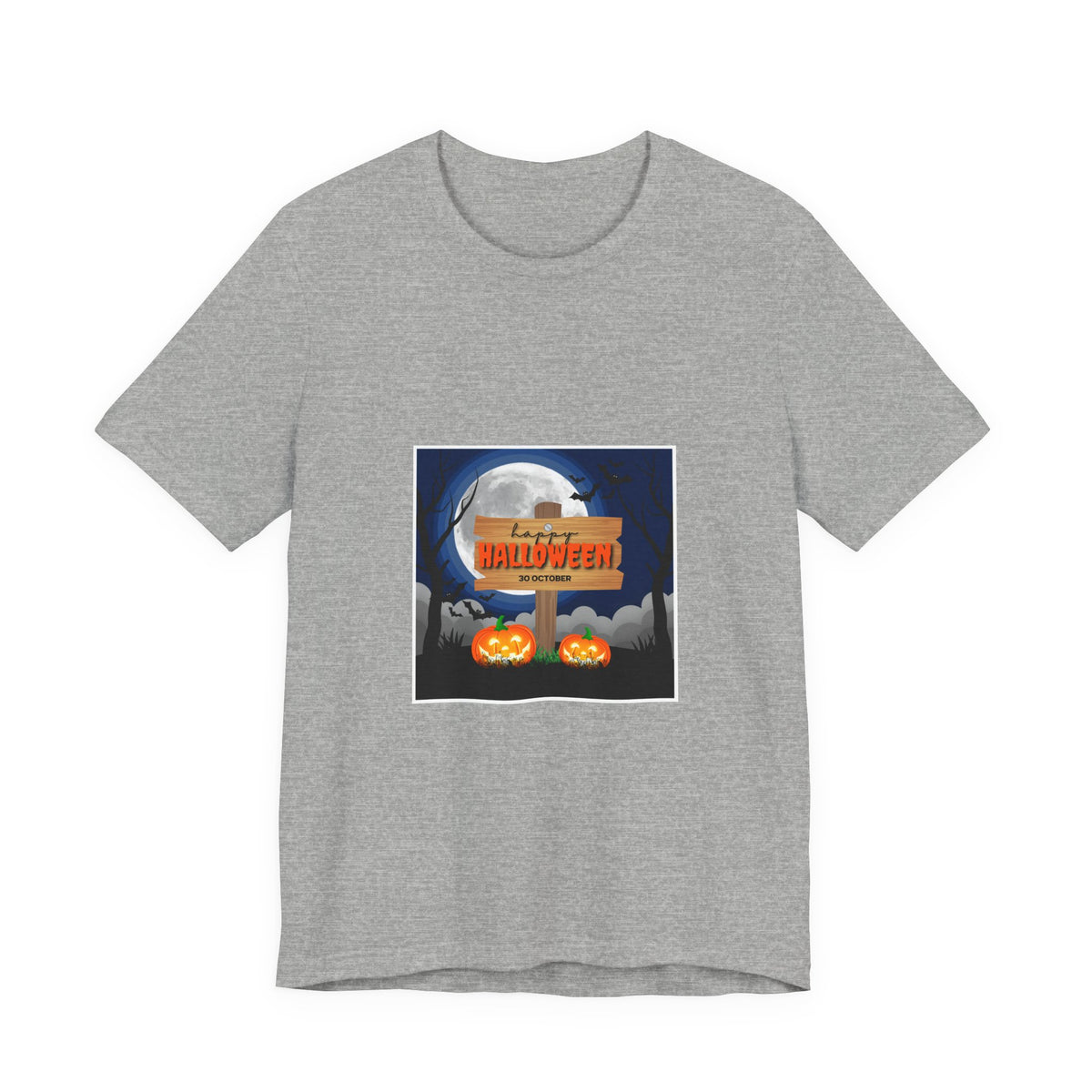 Halloween Pumpkin Sign T-Shirt — Happy Halloween Graphic Tee