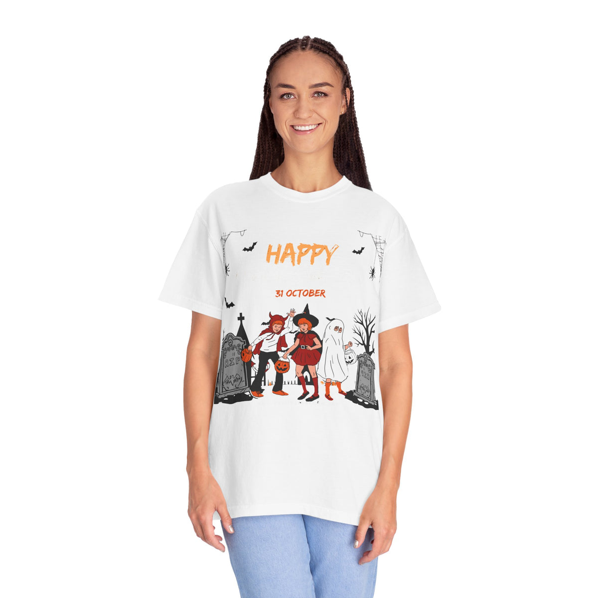 Halloween Kids Costume Tee — "Happy 31 October" Trick-or-Treat Shirt