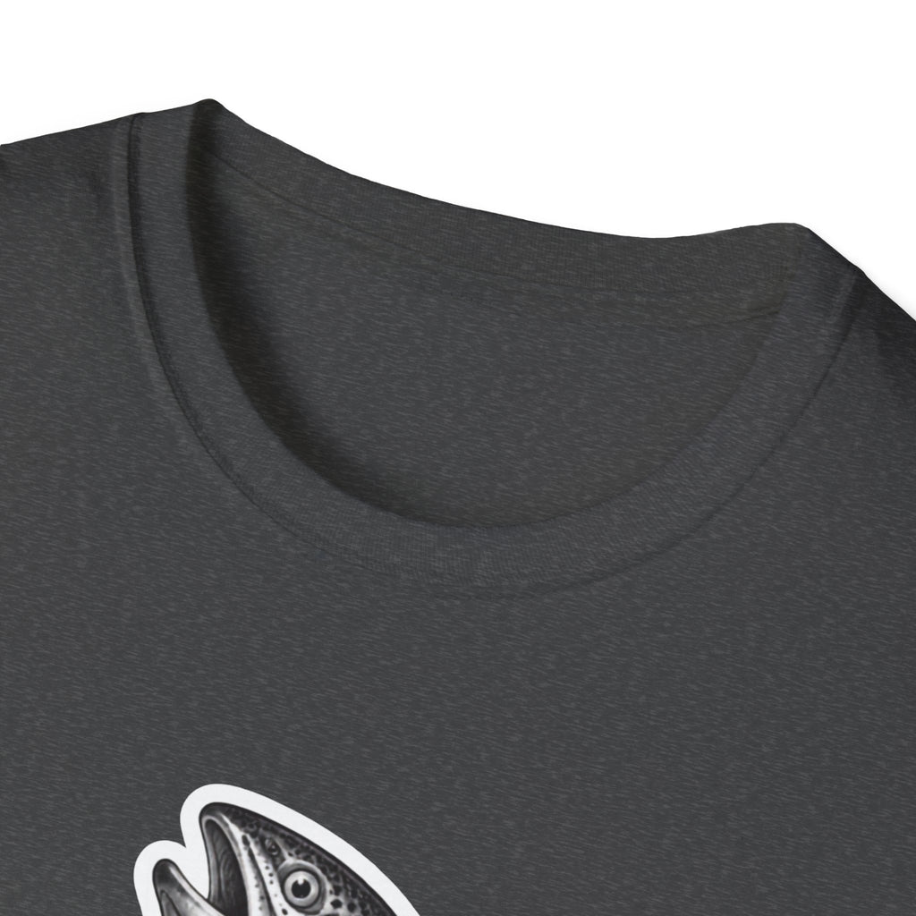 Salmon Gentleman T-Shirt — Dapper Fish Graphic Tee