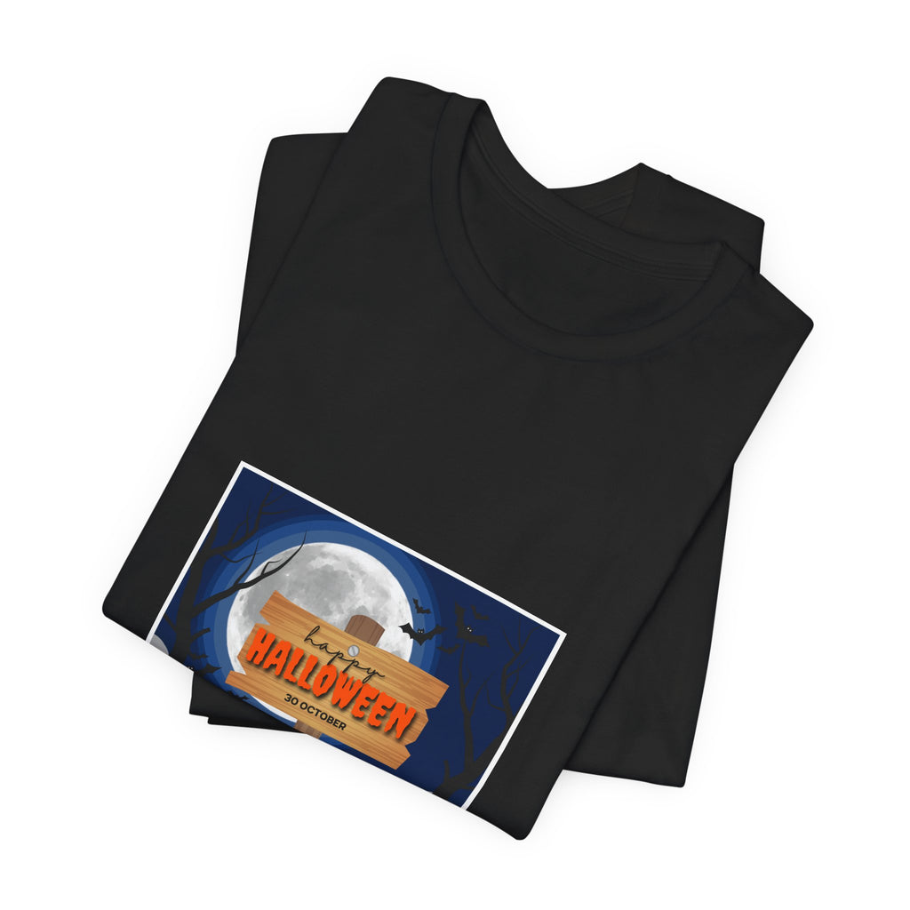 Halloween Pumpkin Sign T-Shirt — Happy Halloween Graphic Tee