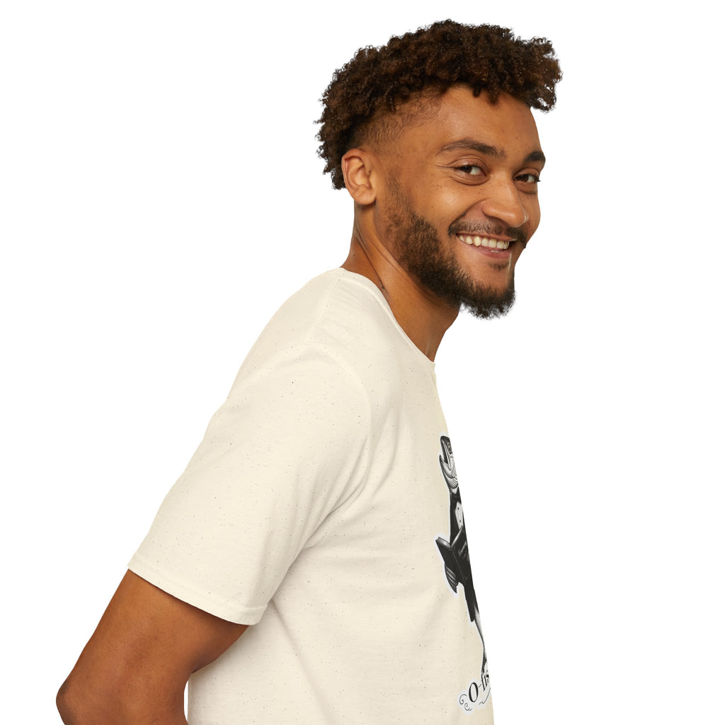 Salmon Gentleman T-Shirt — Dapper Fish Graphic Tee