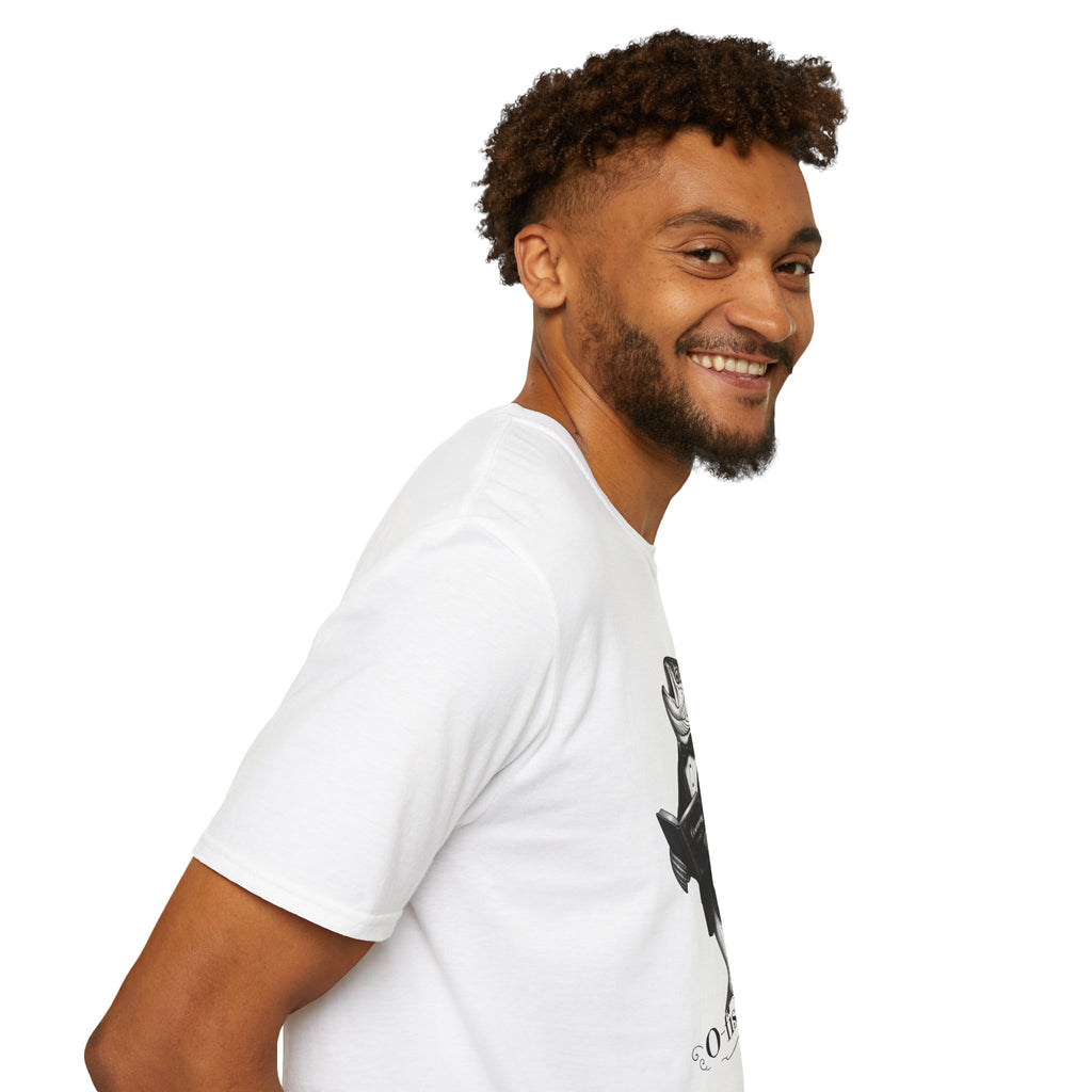 Salmon Gentleman T-Shirt — Dapper Fish Graphic Tee