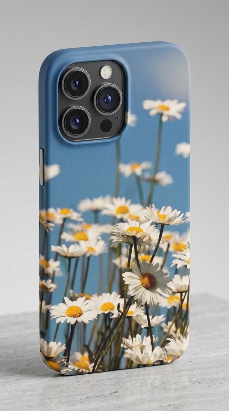 Daisy Field Tough Phone Case — Protective Floral iPhone Case