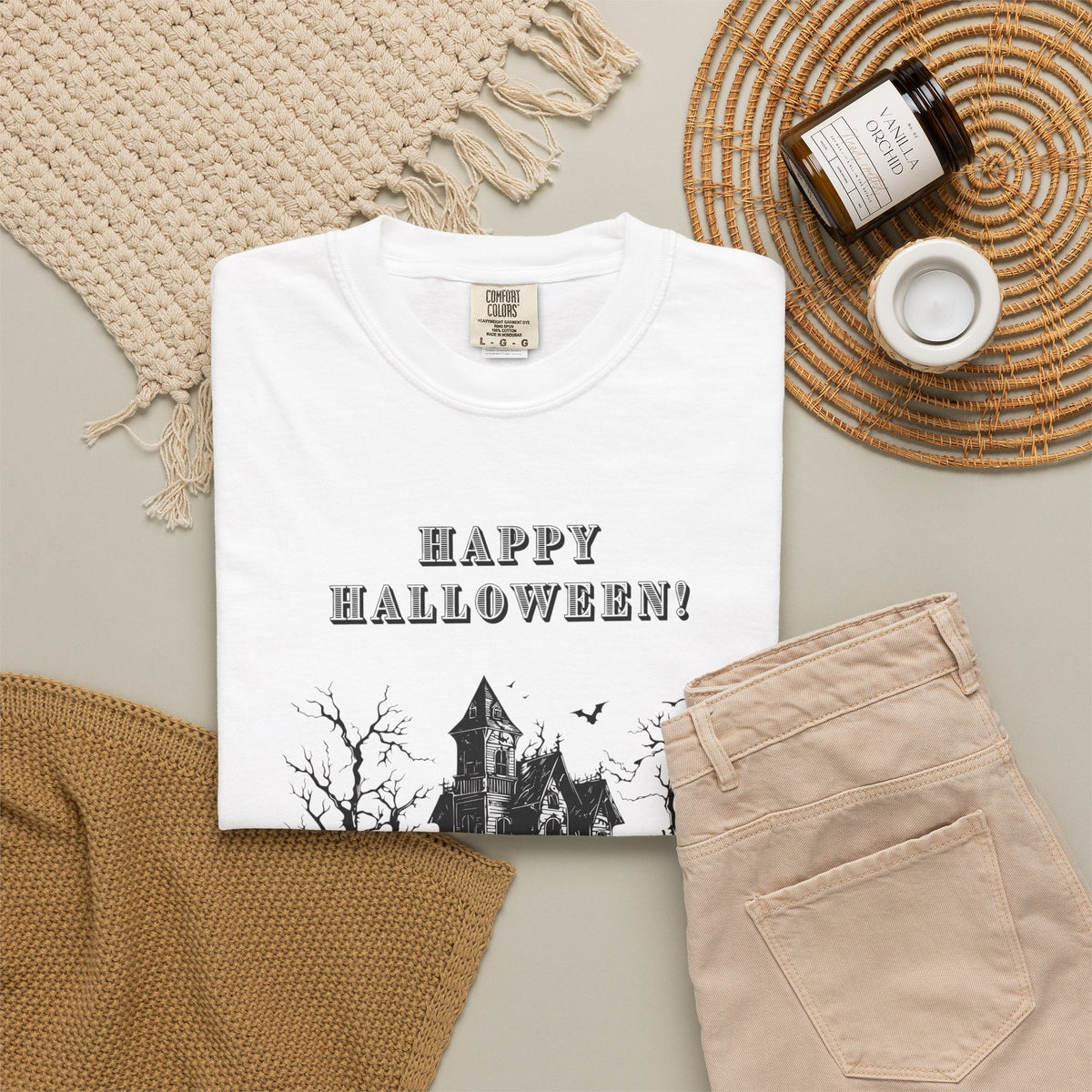 Happy Halloween Haunted House T-Shirt