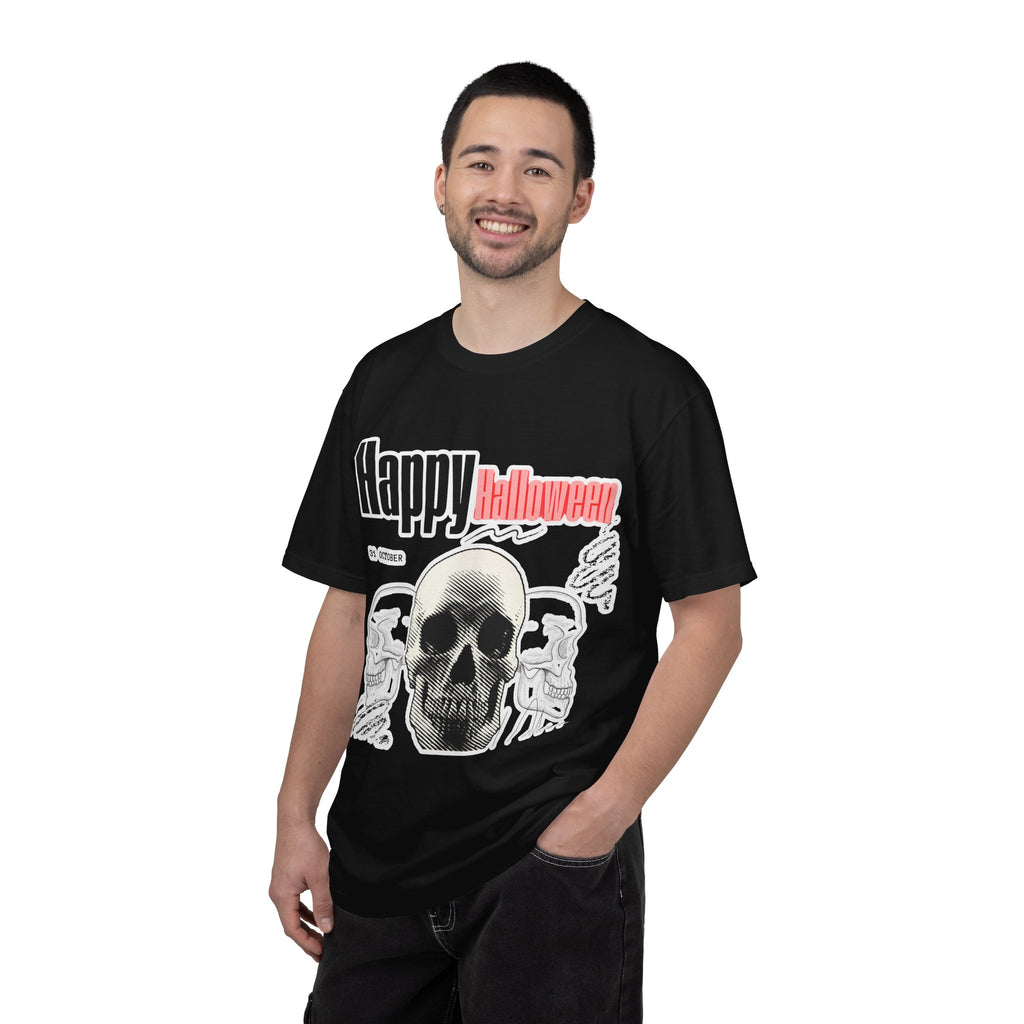 Happy Halloween Skull T-Shirt — Graphic Halloween Tee