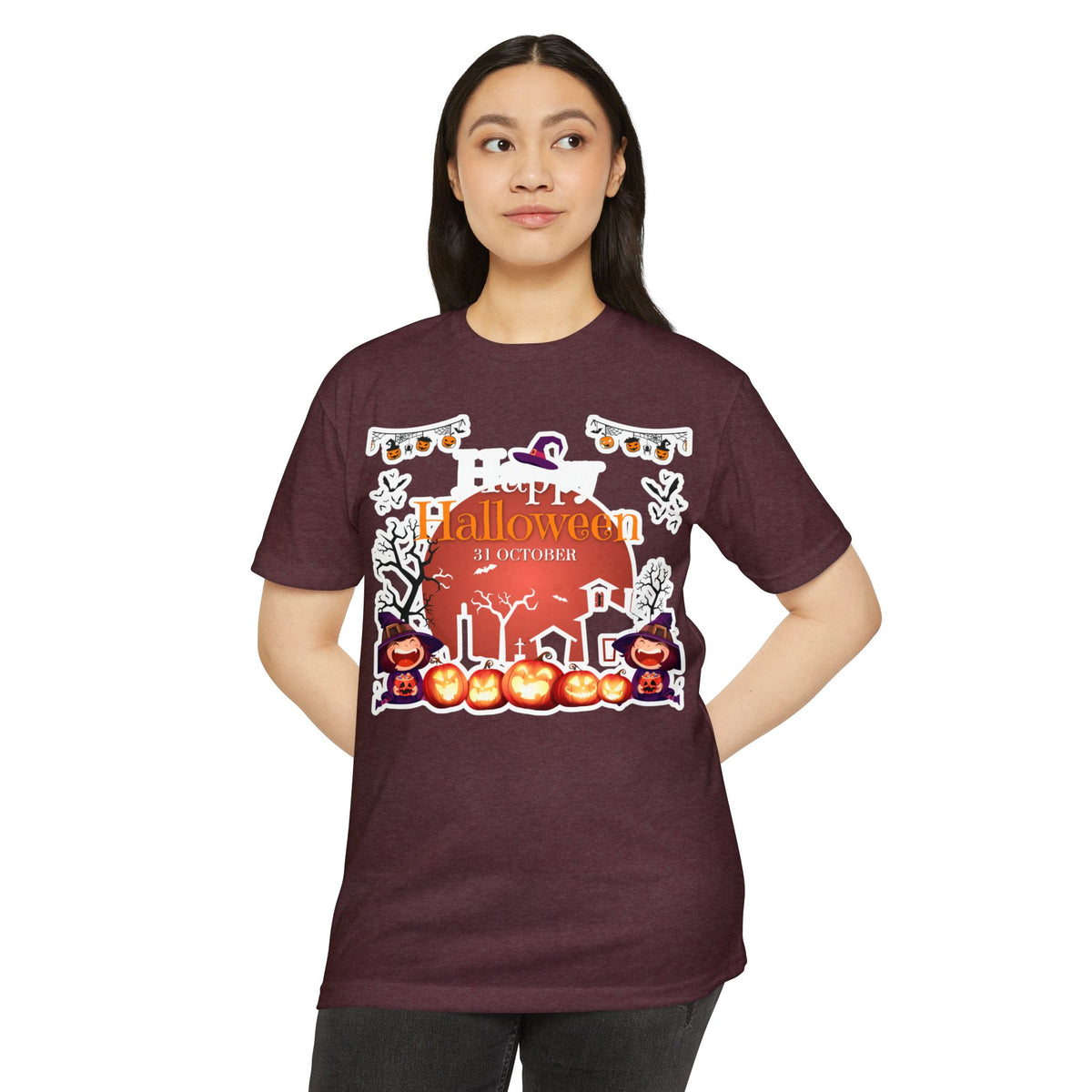 Halloween Pumpkin Haunted House T-Shirt