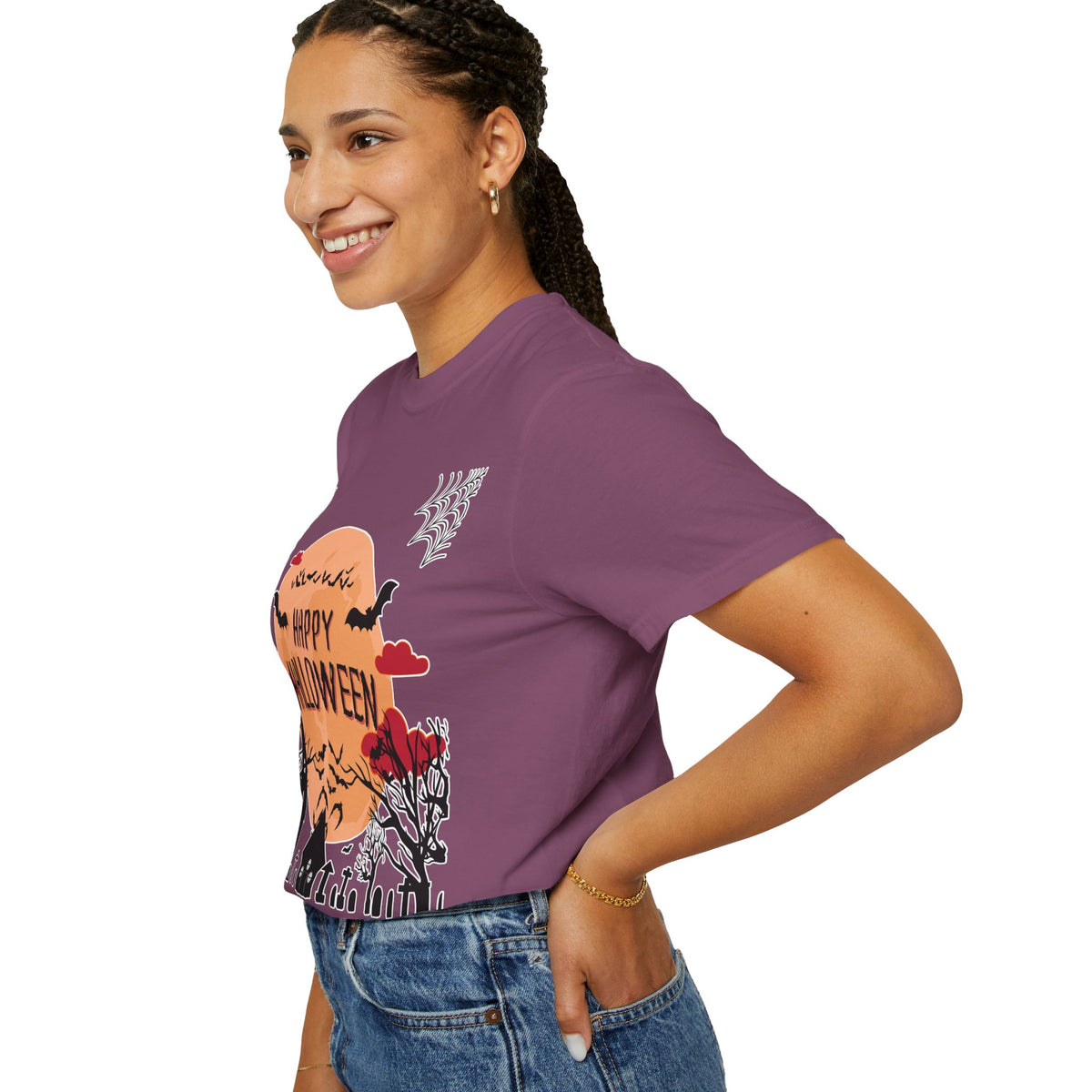 Happy Halloween Haunted Village T-Shirt