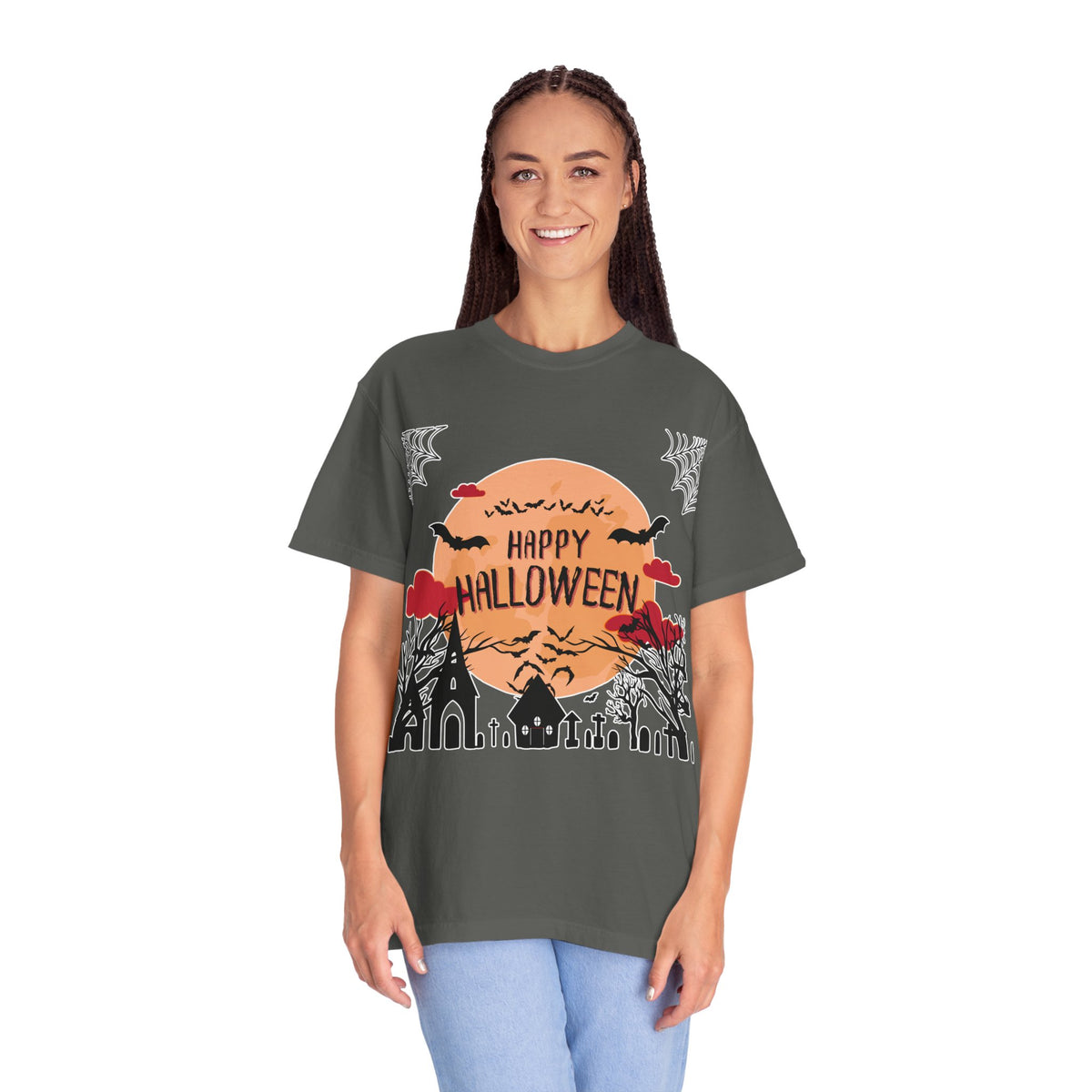 Happy Halloween Haunted Village T-Shirt