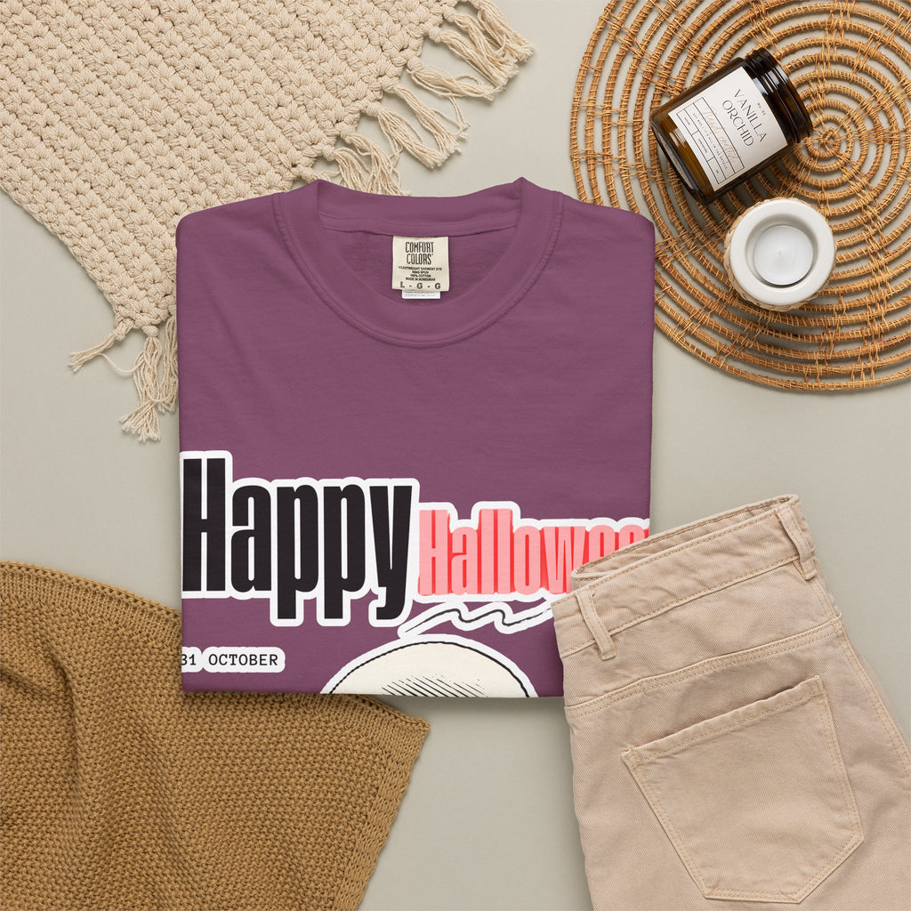 Happy Halloween Skull T-Shirt — Graphic Halloween Tee