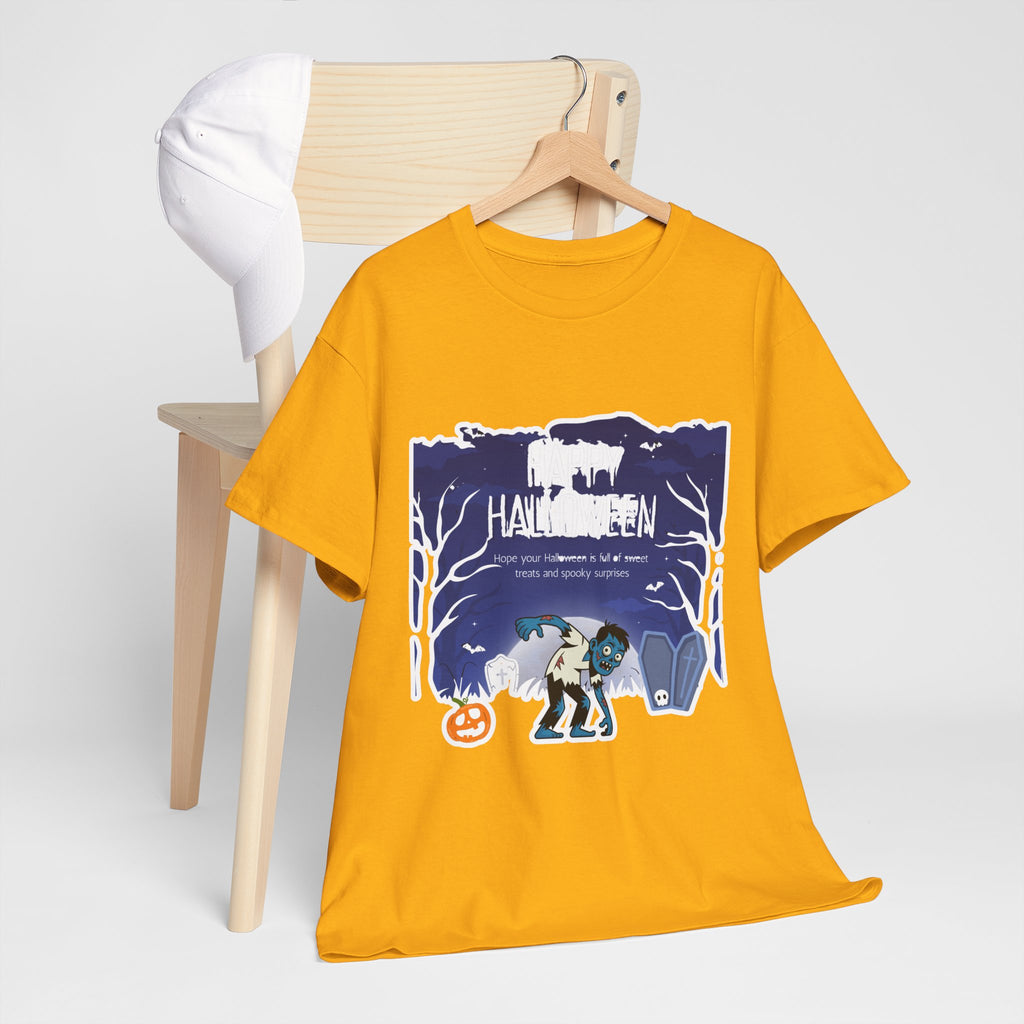 Happy Halloween Cute Witch T-Shirt — Halloween Graphic Tee for Kids & Adults