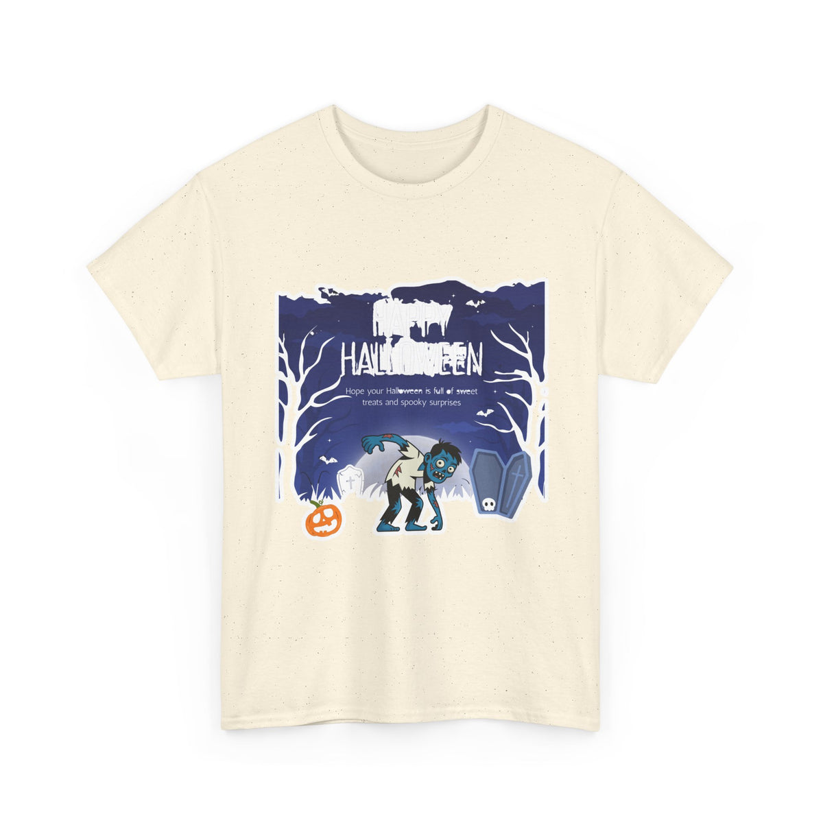 Happy Halloween Cute Witch T-Shirt — Halloween Graphic Tee for Kids & Adults
