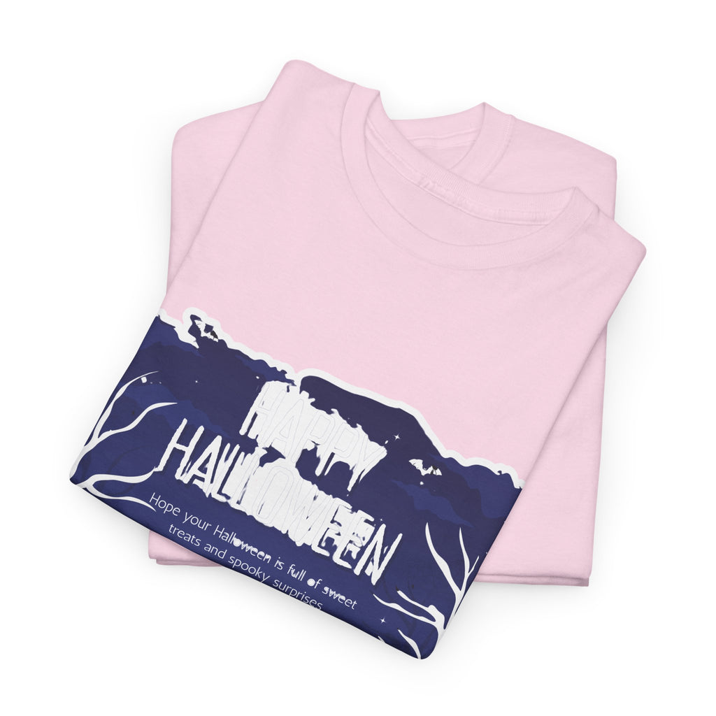 Happy Halloween Cute Witch T-Shirt — Halloween Graphic Tee for Kids & Adults