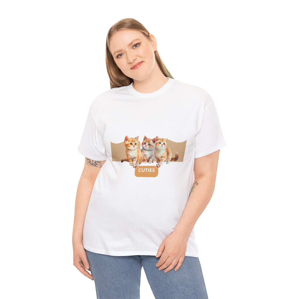 Cute Kittens "Cuties" T-Shirt - Adorable Cat Graphic Tee for Cat Lovers