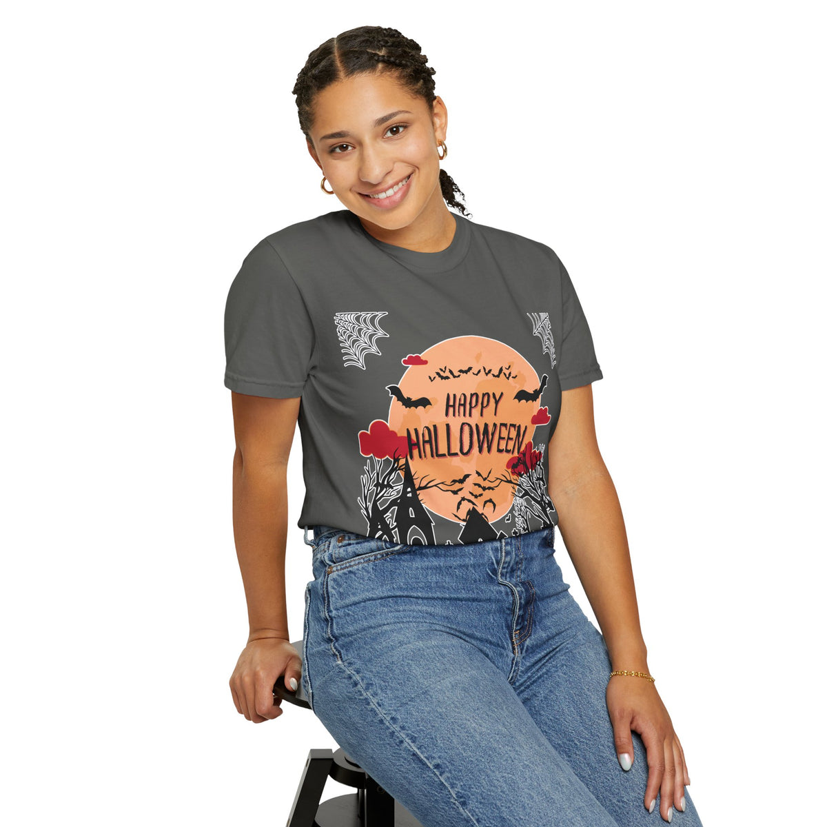 Happy Halloween Haunted Village T-Shirt