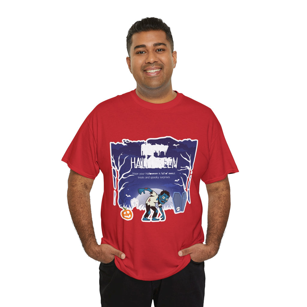 Happy Halloween Cute Witch T-Shirt — Halloween Graphic Tee for Kids & Adults