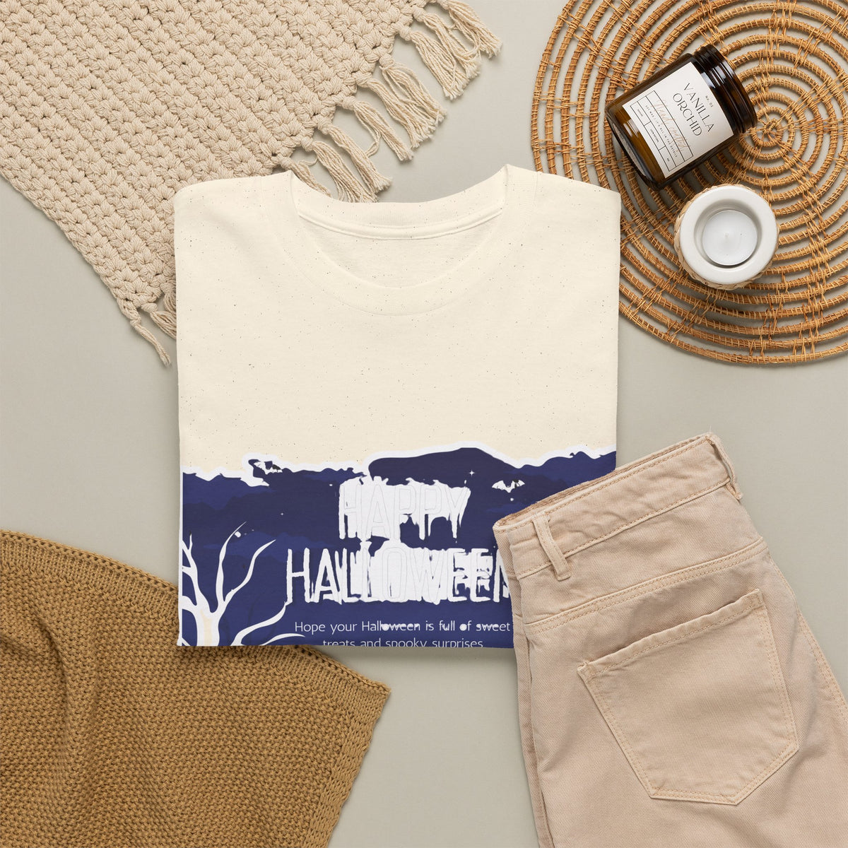 Happy Halloween Cute Witch T-Shirt — Halloween Graphic Tee for Kids & Adults