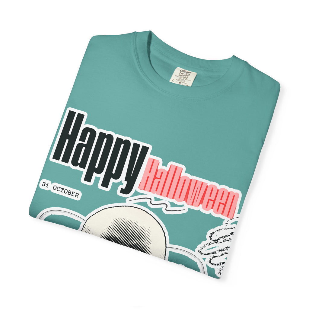 Happy Halloween Skull T-Shirt — Graphic Halloween Tee